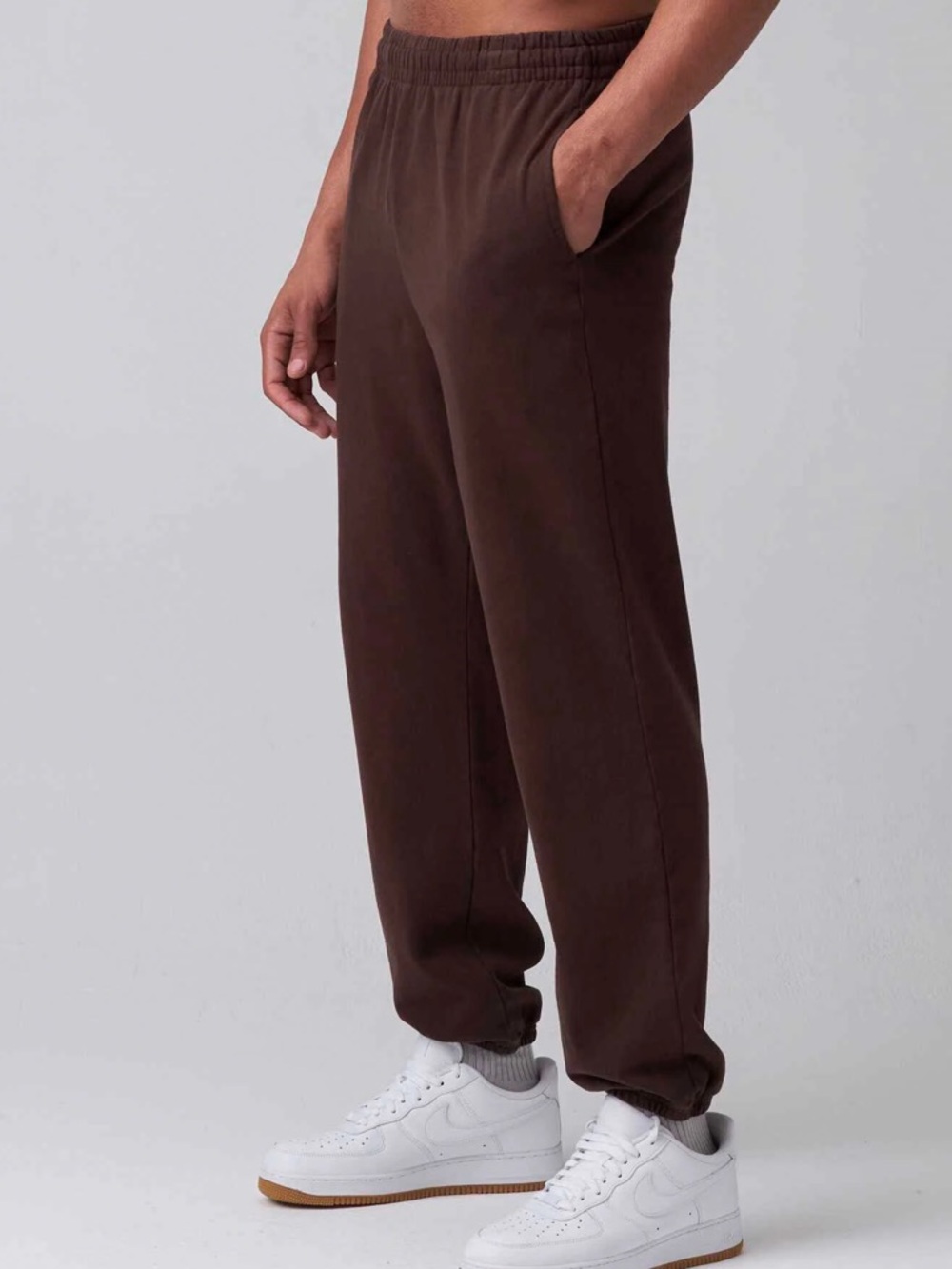 Cozy Brown Fleece Sweatpants